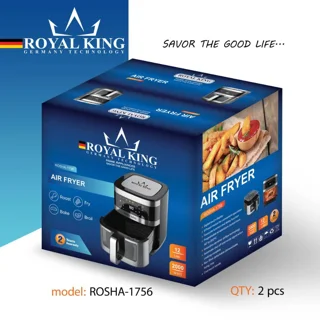 سرخ کن 12 لیترجلو شفاف رویال کینگ/ ROYAL KING